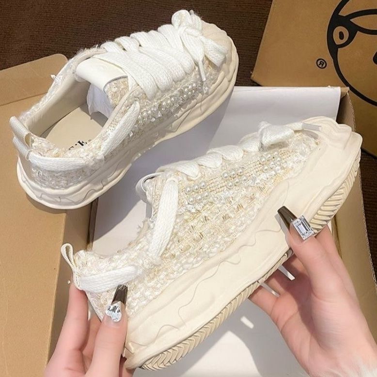 Damen Sneaker Modisch mit Weicher Sohle und Einzigartigem Design