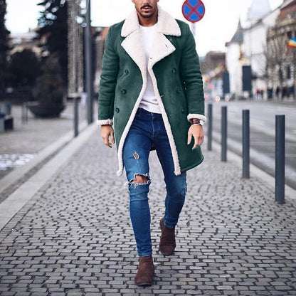 Herren Langmantel Modern mit Weichem Futter - BerlinGlamour