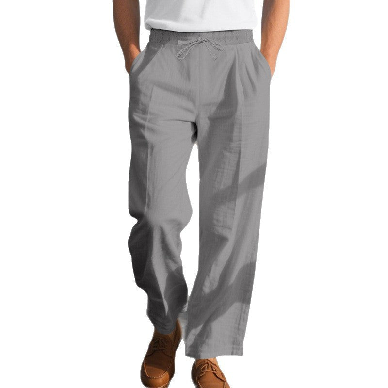 Herren Freizeithose Bequem Luftig mit Verstellbund