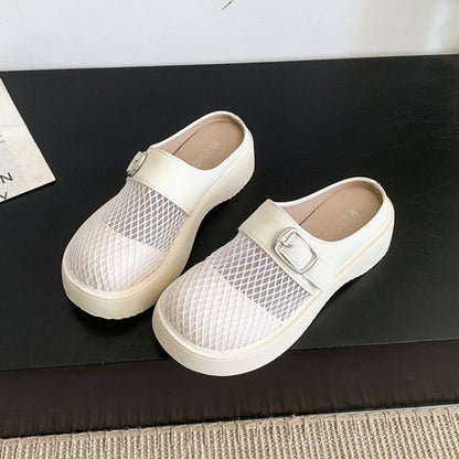 Damen Clogs mit Schnallen Design Trendy Sommer - BerlinGlamour