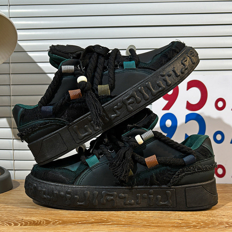 Damen Sneaker Bequem Modisch Schnürsenkel Schuhe