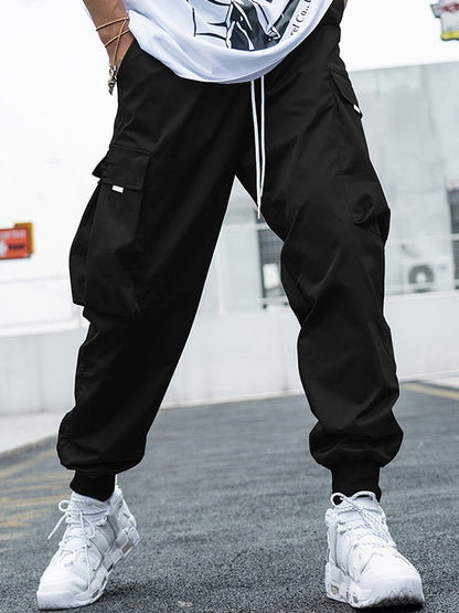 Herren Cargo-Hose Sportlich Elastisch Vieltaschig