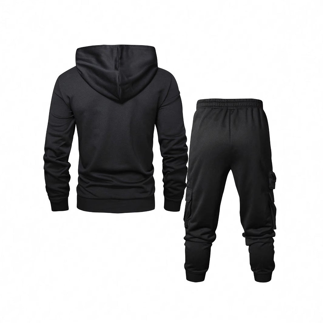 Herren Jogginganzug Komfortabel mit Taschen Sportlich