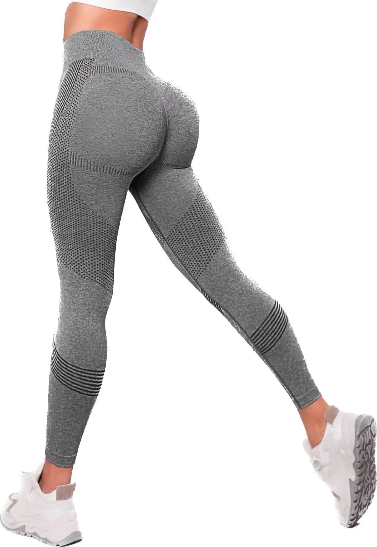 Damen Sportleggings Hochwaist Atmungsaktiv Fitness