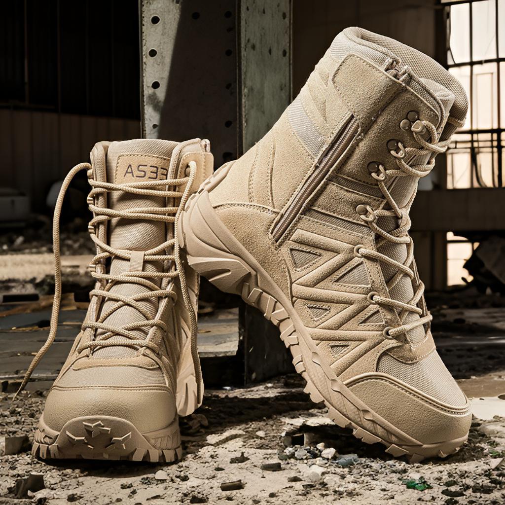 Herren Tactical Stiefel Rutschfest Knöchelstiefel Outdoor - BerlinGlamour