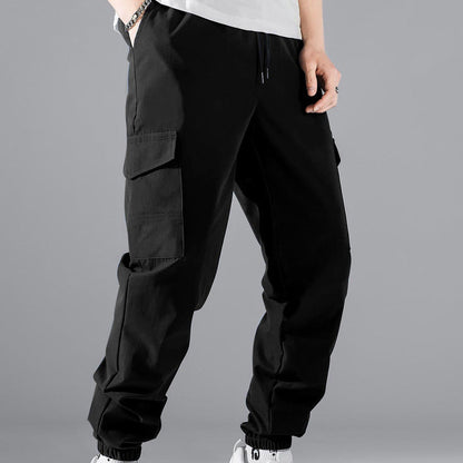 Herren Trainingshose Cargo Bequem Elastisch Mit Taschen