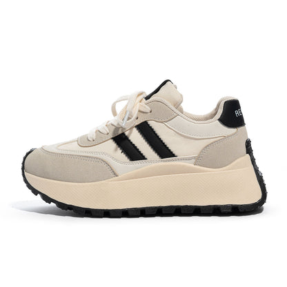Damen Plateau Sneaker Bequem Sportlich Modisch