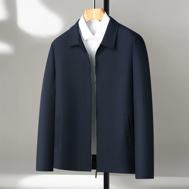 Herren Übergangsjacke Premium Schwarz Modern