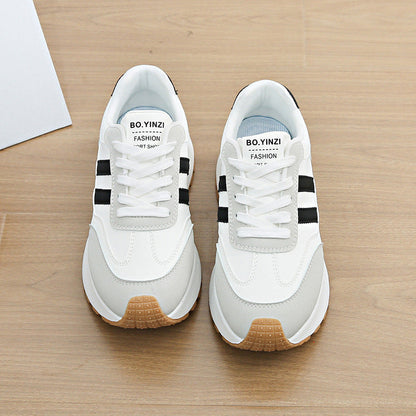 Damen Sneaker Plateau Sportlich Atmungsaktiv Mesh