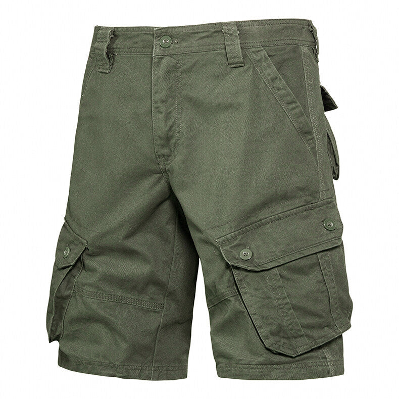 Herren Cargo-Shorts Vieltaschige Freizeit-Shorts Sommer
