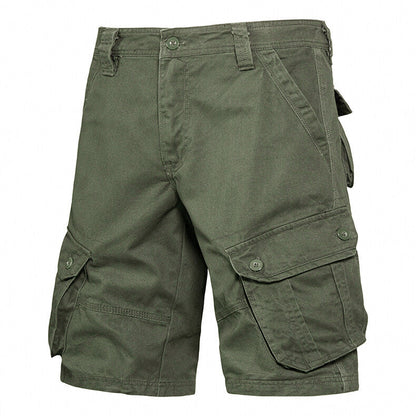 Herren Cargo-Shorts Vieltaschige Freizeit-Shorts Sommer