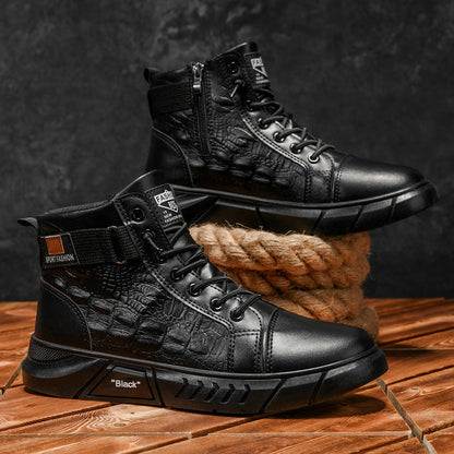 Herren Winterstiefel Sportlich Wärme Isolierend Rutschfest