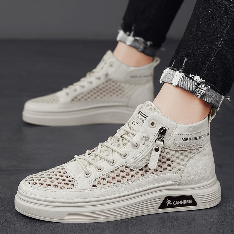 Damen Sneaker High-Top atmungsaktiv mit Weichsohle