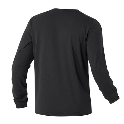 Herren Langarm-Shirt Funktionell mit Brusttasche Praktisch