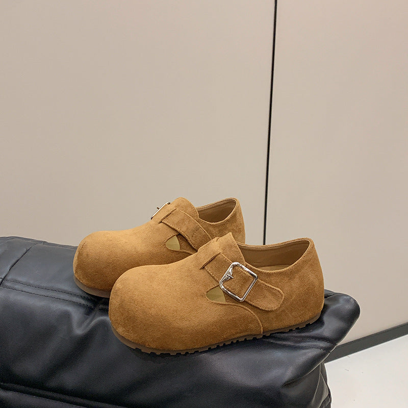 Damen Clogs Weich Bequem Schnallenverschluss Modern