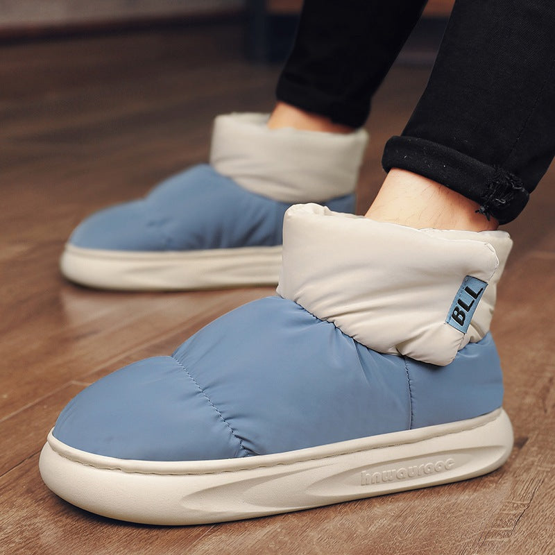 Damen Sneaker Hoch Kragen Warm KuschelSchuhe