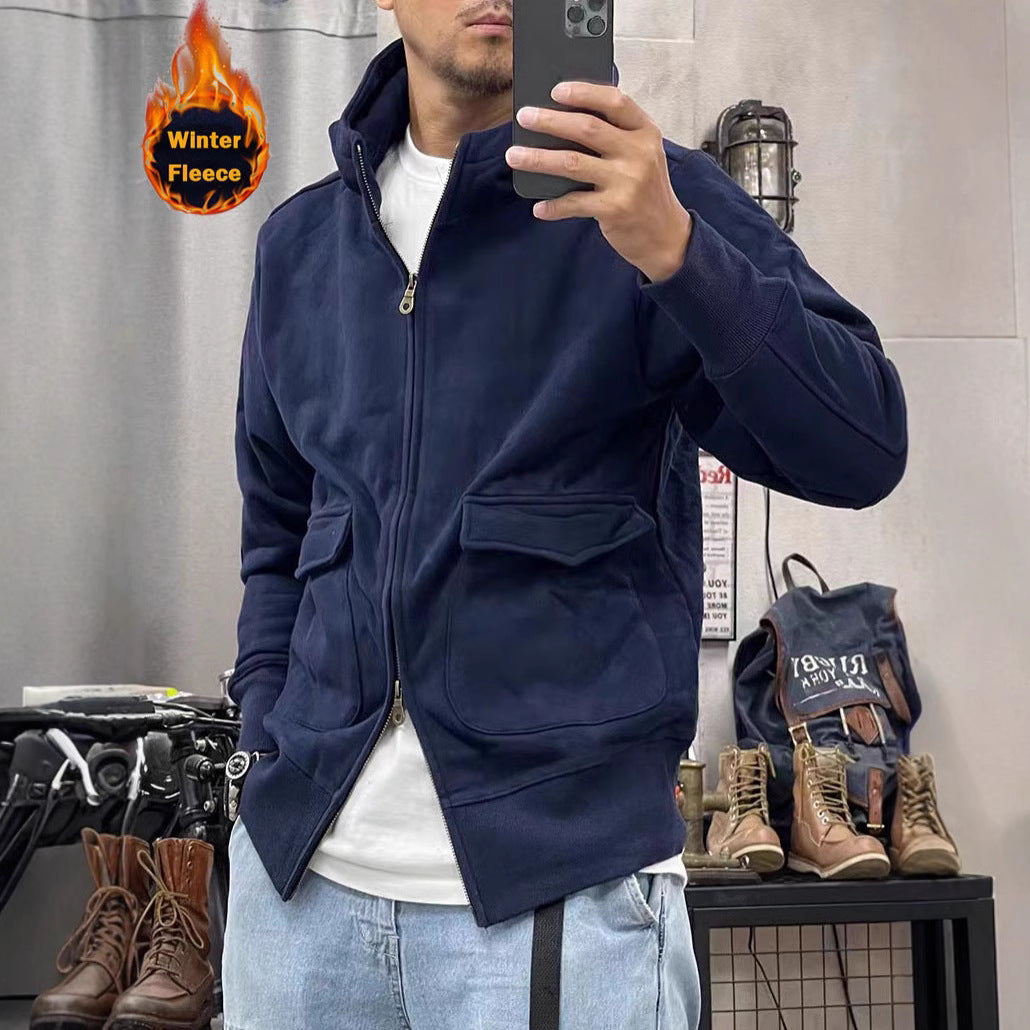Herren Fleecejacke Warm Praktisch Modern Schnitt
