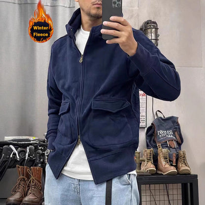 Herren Fleecejacke Warm Praktisch Modern Schnitt
