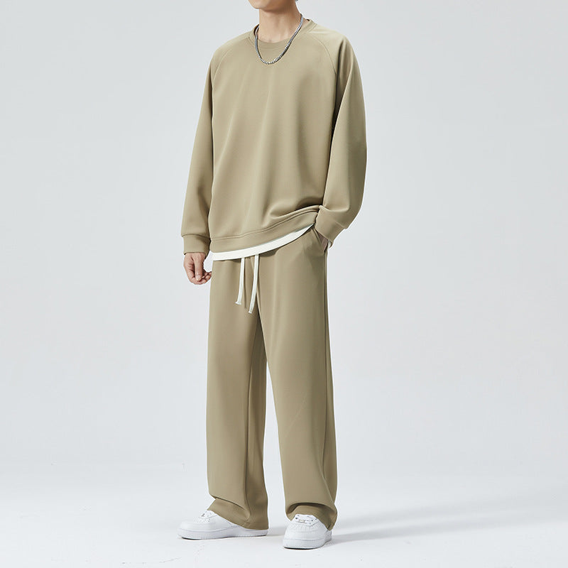Herren Sweatshirt Hose Set Oversized Sportlich