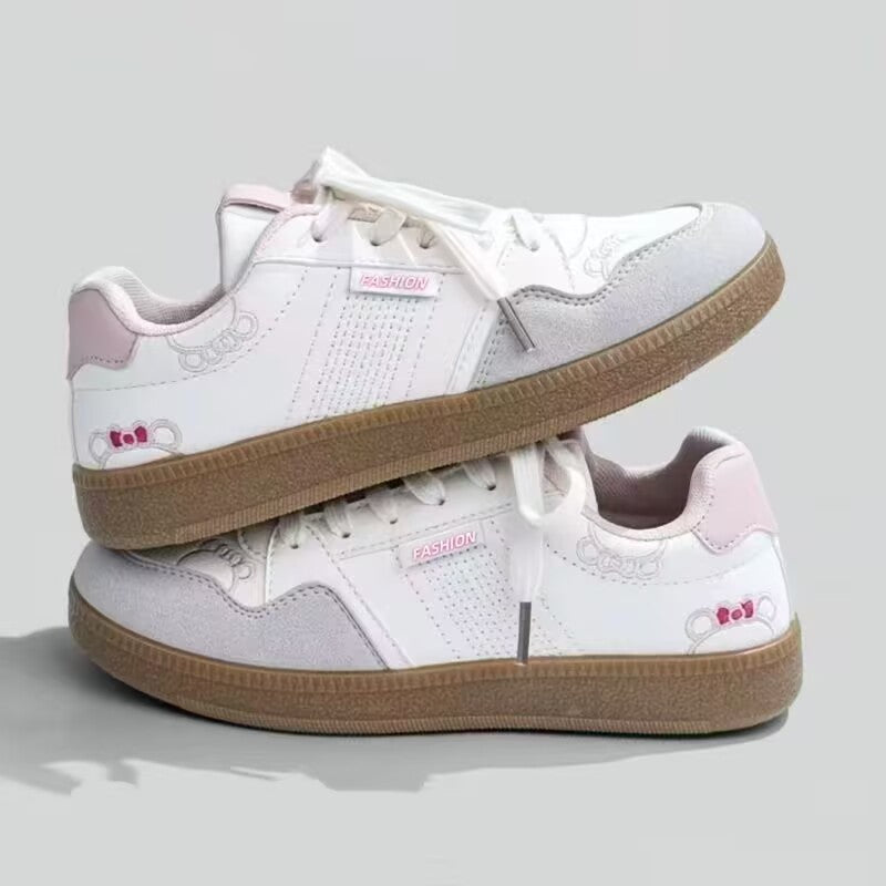 Damen Sneaker Modisch Stilvoll mit Applikationen