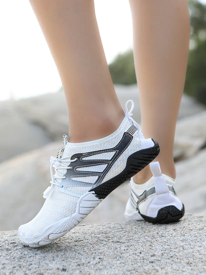 Damen Wasserschuhe Elastisch Rutschfest Sportlich