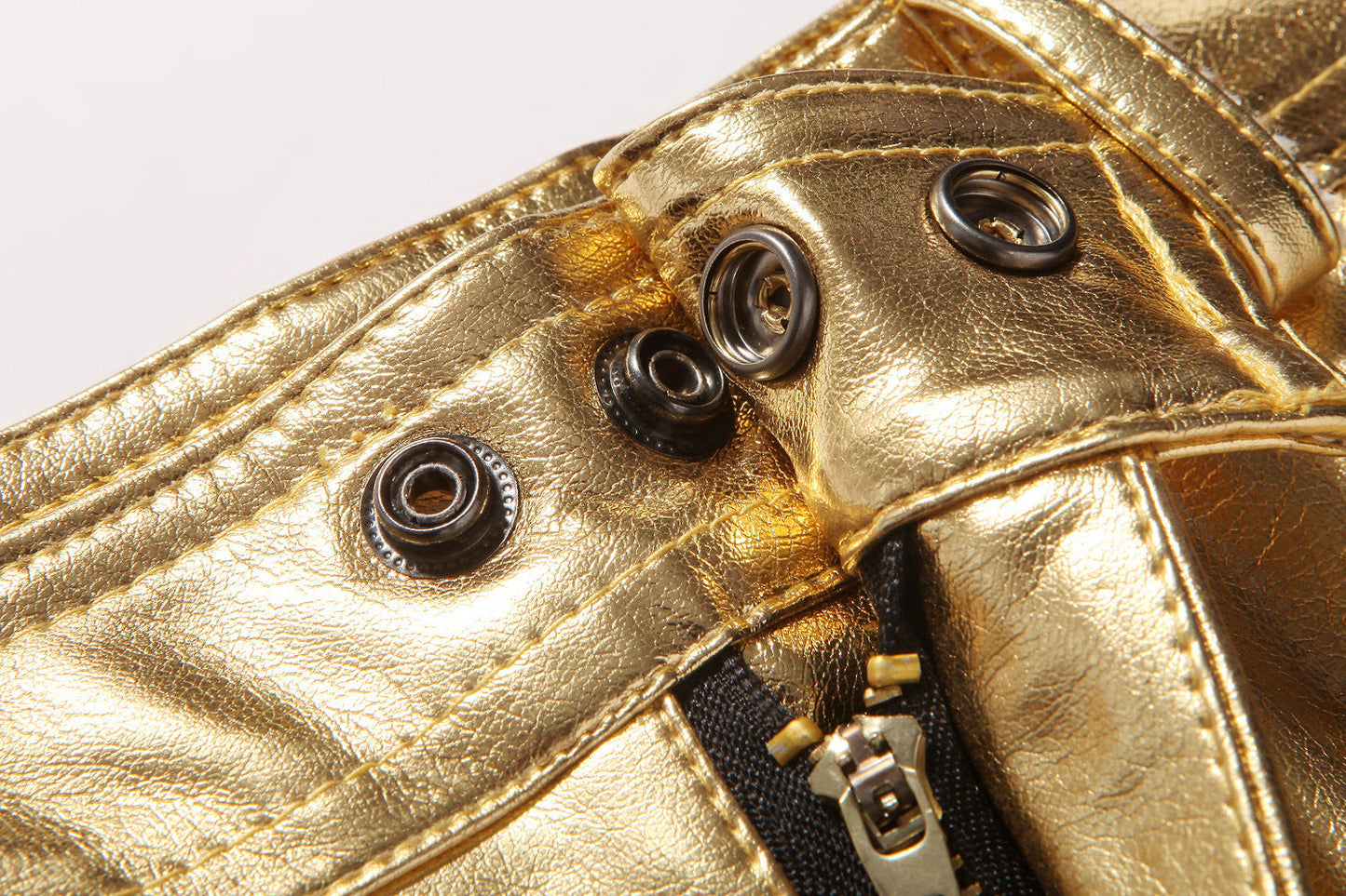 Herren Jeans Metallic Effekt Glitzer