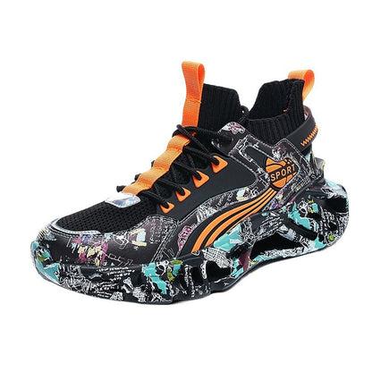 Damen Sneaker Leuchtend Sportlich Laufschuhe