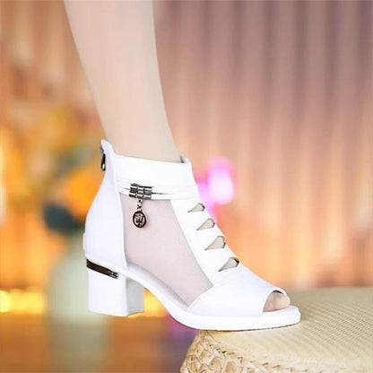 Damen Stiefeletten atmungsaktiv bequem Heidi Mode