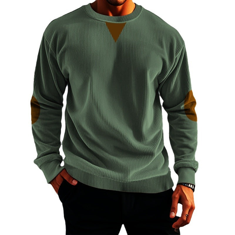 Herren Fleece Pullover Warm Komfortabel Mit Struktur