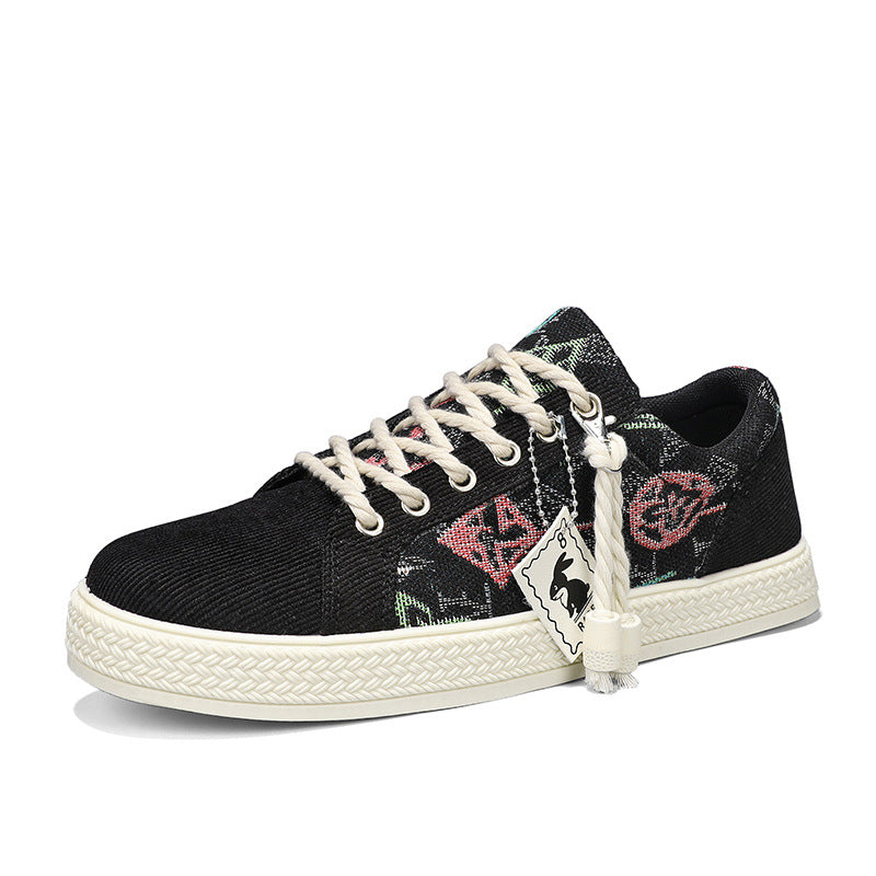 Damen Sneaker Lässig mit Einzigartigem Druck Design Heidi