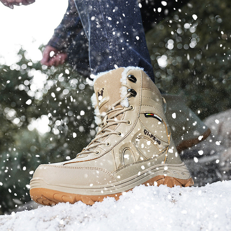 Wanderschuhe Damen Winter Warm Isolierend Rutschfest