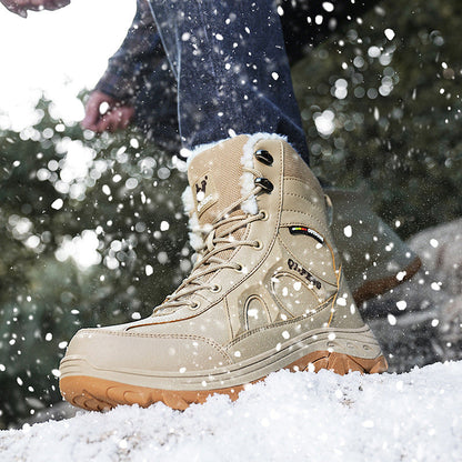 Wanderschuhe Damen Winter Warm Isolierend Rutschfest
