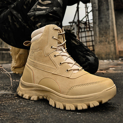 Herren Stiefel Einsatzstiefel Rutschfest Atmungsaktiv
