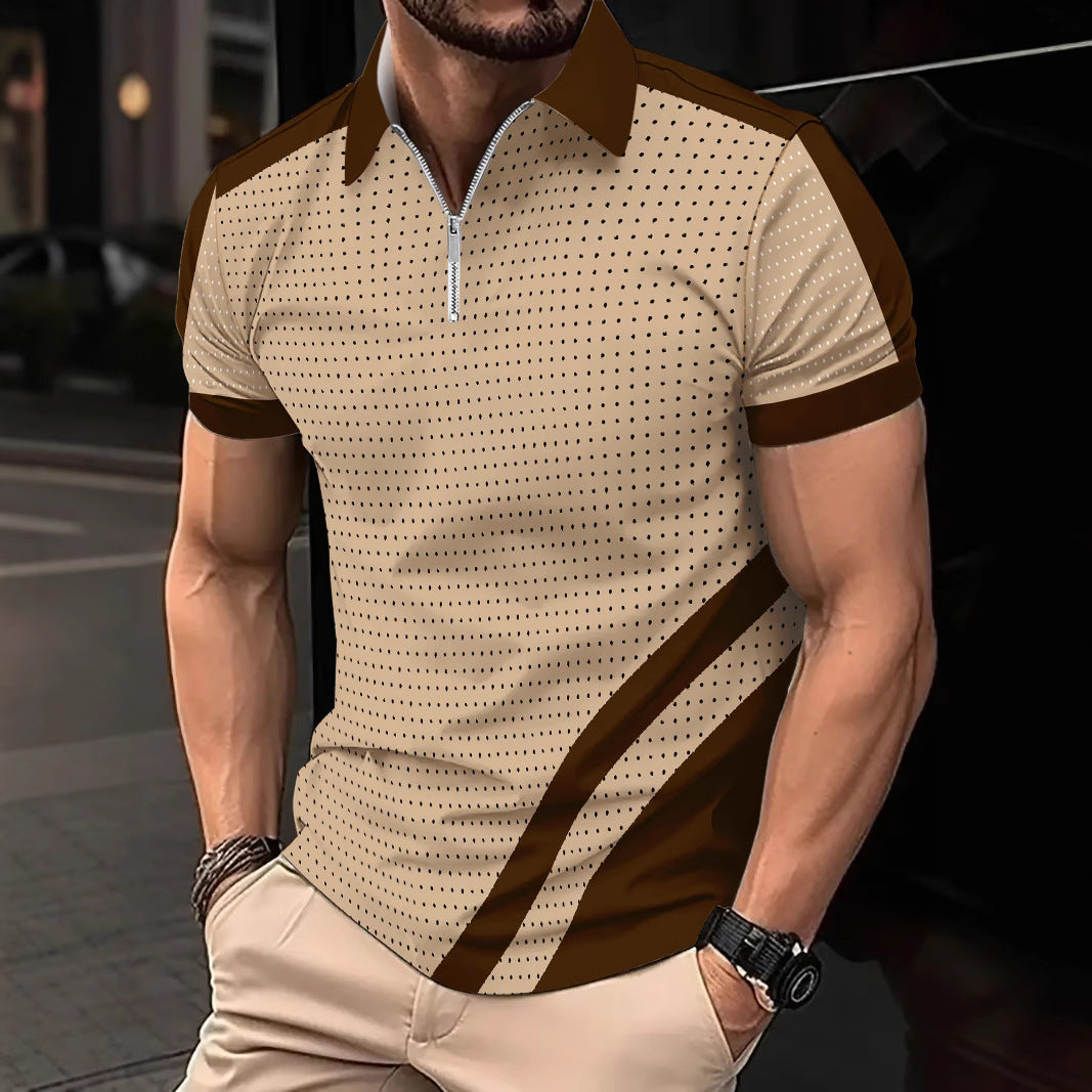 Herren Poloshirt Kurzarm Sportlich Modern