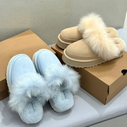 Damen Hausschuhe Flauschig Warm mit Fleece und rutschfester Sohle - BerlinGlamour