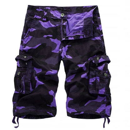 Herren Cargoshorts Camouflage Multifunktional
