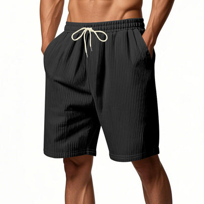 Herren Shorts Bequem Elastisch Mit Seitentaschen