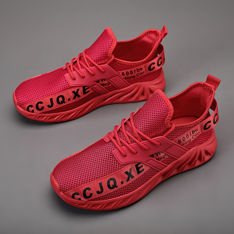 Damen Sneaker Sportlich Netz Atmungsaktiv Rutschfest