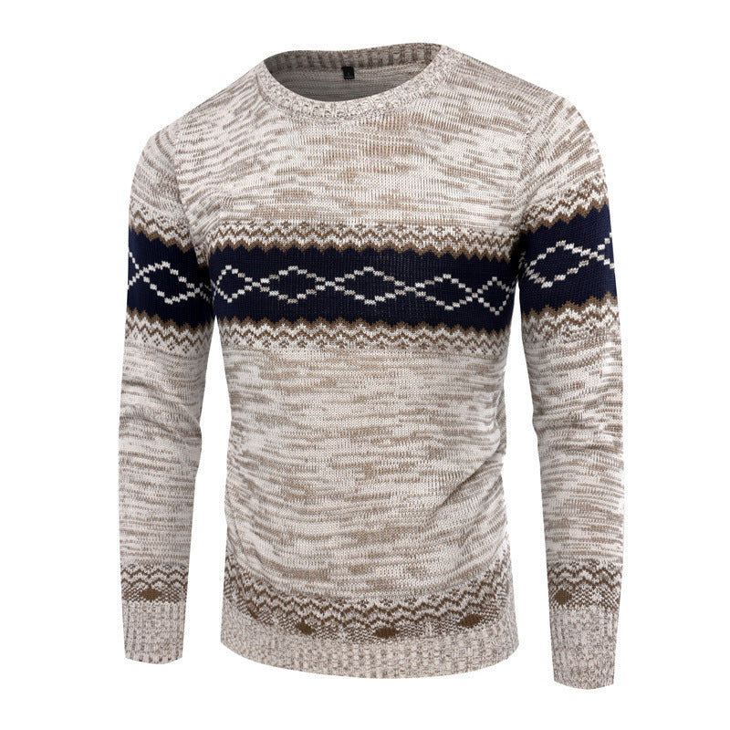 Herren Pullover Geometrisches Muster Modern Strick