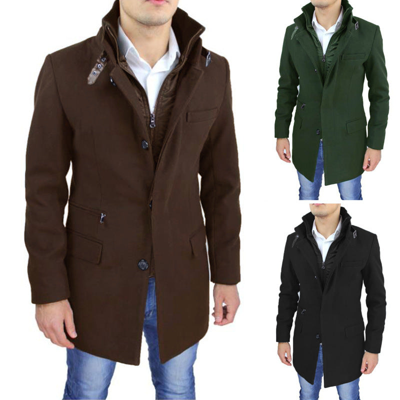 Herren Winterjacke Warm Modern mit Innenfutter
