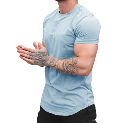 Herren Fitness T-Shirt Leicht Komfortabel Sport