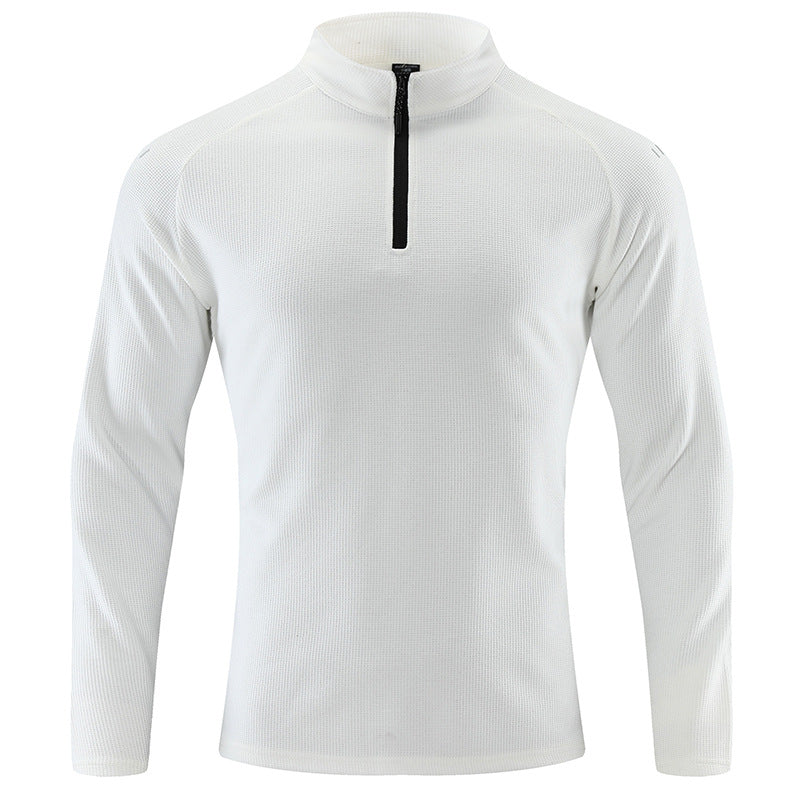Herren Sportpullover Kurz Reißverschluss Funktionsfaser