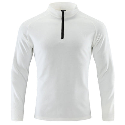 Herren Sportpullover Kurz Reißverschluss Funktionsfaser