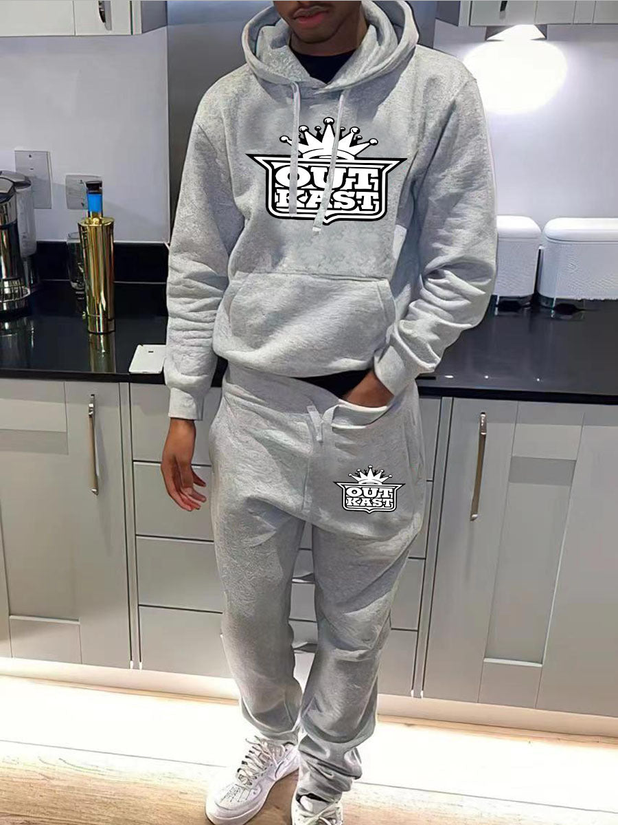 Herren Jogginganzug Hoodie Sweatpants Bequem Sportlich - BerlinGlamour