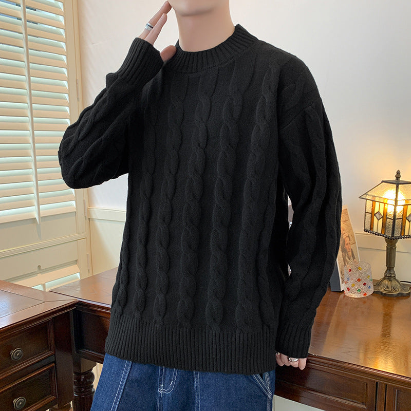 Herren Pullover Grobstrick Modern Berlin Stil