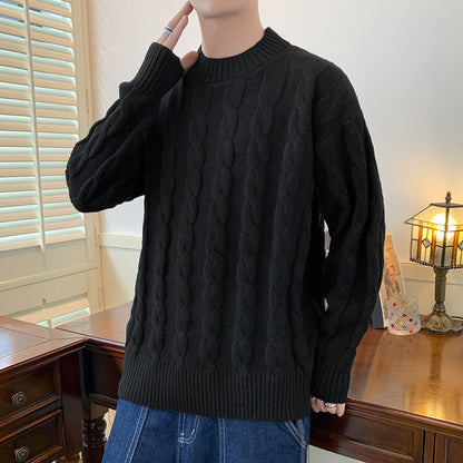 Herren Pullover Grobstrick Modern Berlin Stil