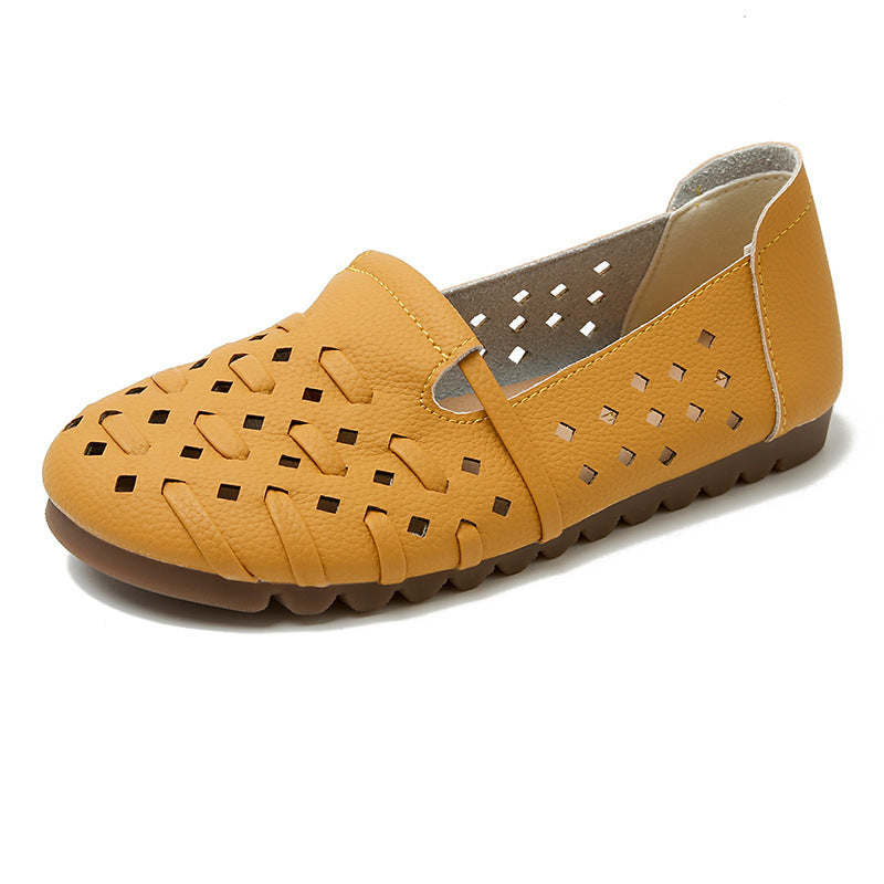 Damen Slipper Atmungsaktiv Komfortabel Cut-Out Design
