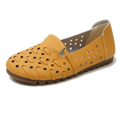 Damen Slipper Atmungsaktiv Komfortabel Cut-Out Design