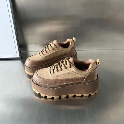 Damen Chunky Sneaker Plateau Rutschfest Komfort Schuhe