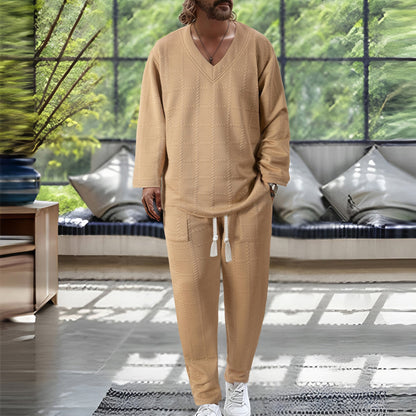 Herren Relaxanzug Bequem Gemütlich